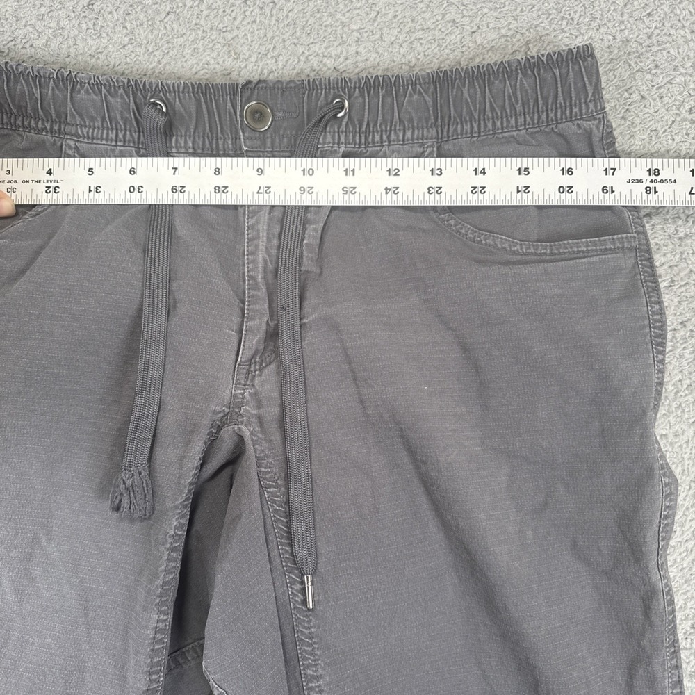 BYLT Weekender Pants Men Large‎ (34x32) Gray Drawstring Stretch Elastic Waist - Picture 4 of 11